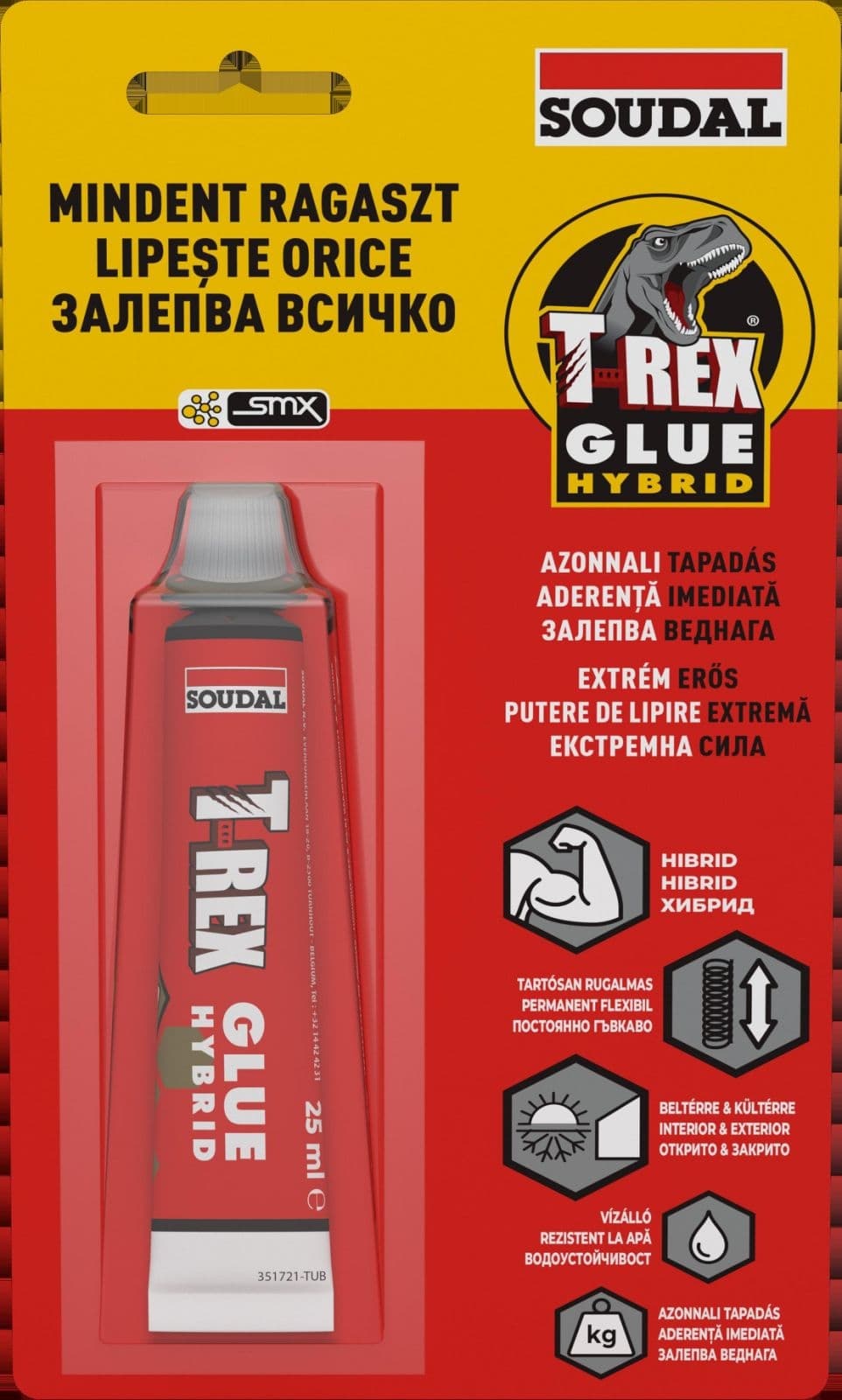 Монтажно лепило T-Rex Gold 25мл