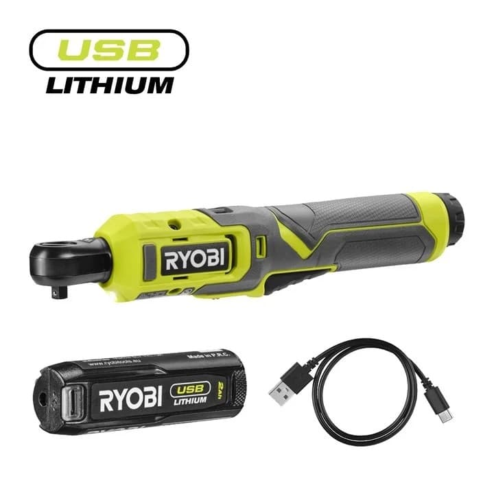 Акумулаторна компактна тресчотка Ryobi 4V 1/4"