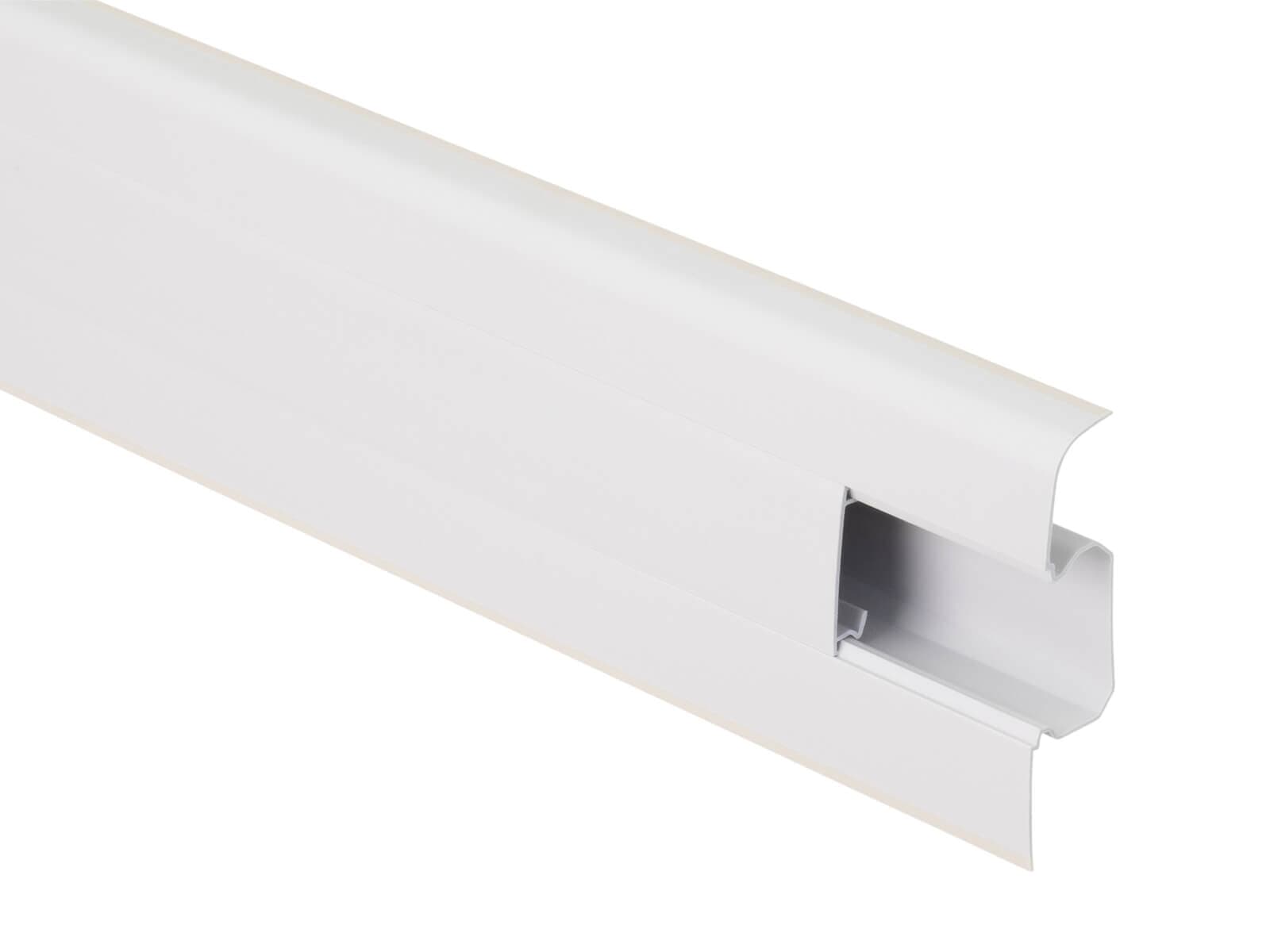 PVC перваз с кабелен канал Salag SG75/03 сив 2.2м