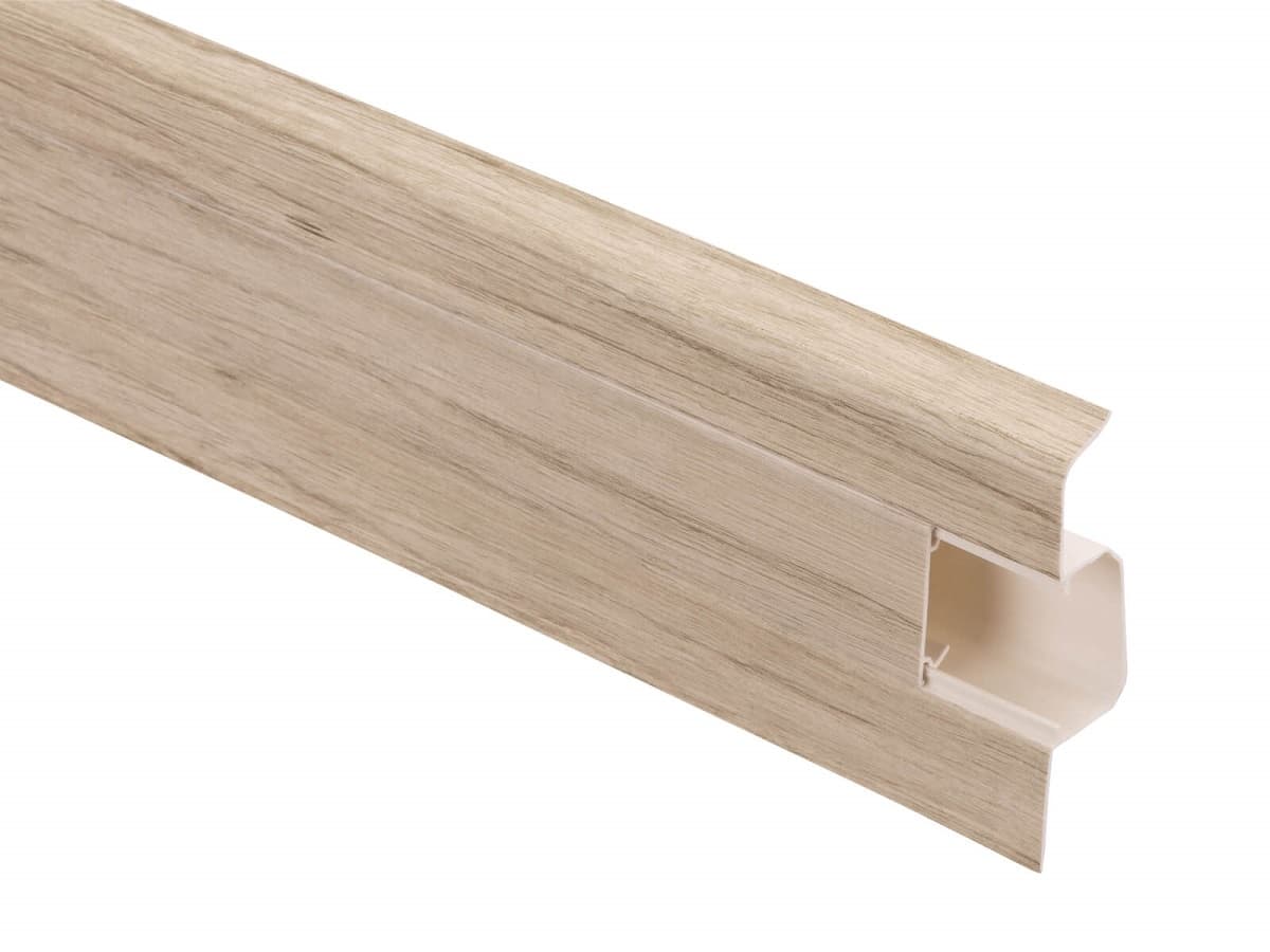 PVC перваз с кабелен канал Salag SG75/R5 Дъб Дакота 2.2м