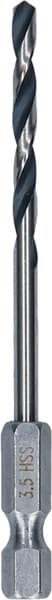 Свредло Bosch HSS PointTeQ Hex ø3,5мм