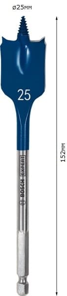 Плоско фрезово свредло за дърво Bosch Expert Self Cut Speed ø25х152мм