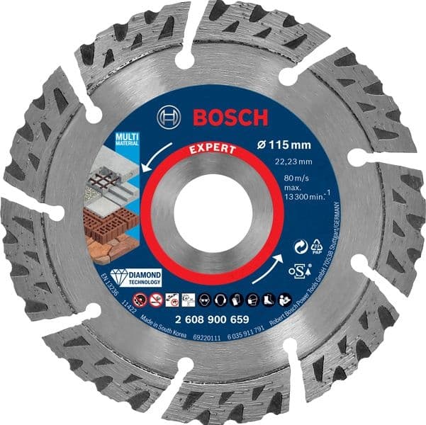 Диамантен диск за рязане Bosch Expert Multi Material 115x22,23x2,2x12 мм
