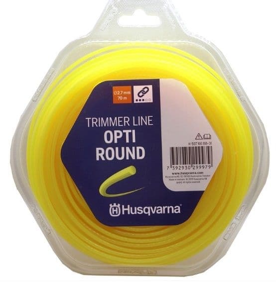 Тримерна корда Husqvarna Opti Round 2,7мм x 70м