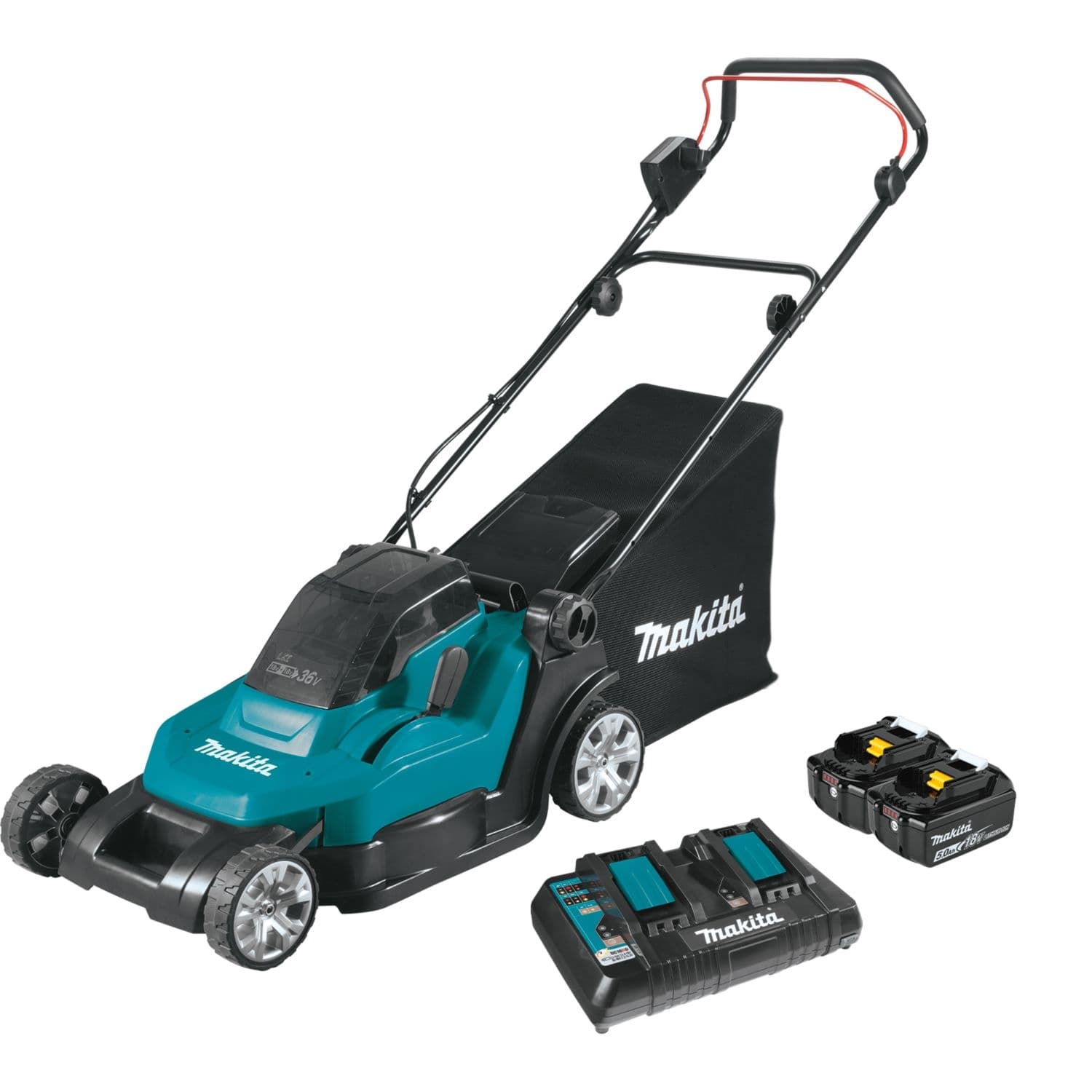 Акумулаторна косачка Makita DLM432PT2 / 36V с 2 батерии и зарядно