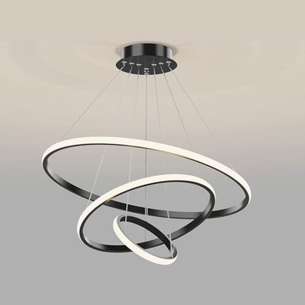 LED осветително тяло Ziel Lighting HPS-6055B черно 68W + дистанционно 