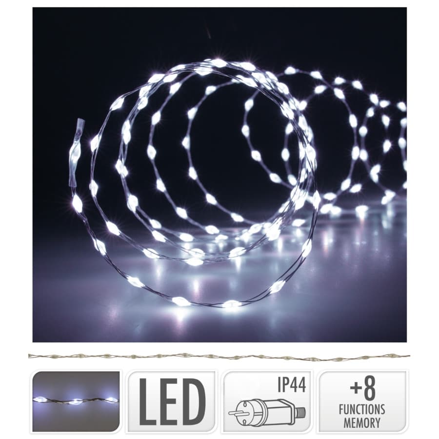 Коледни лампички Silverwire 378 LED бели светлини