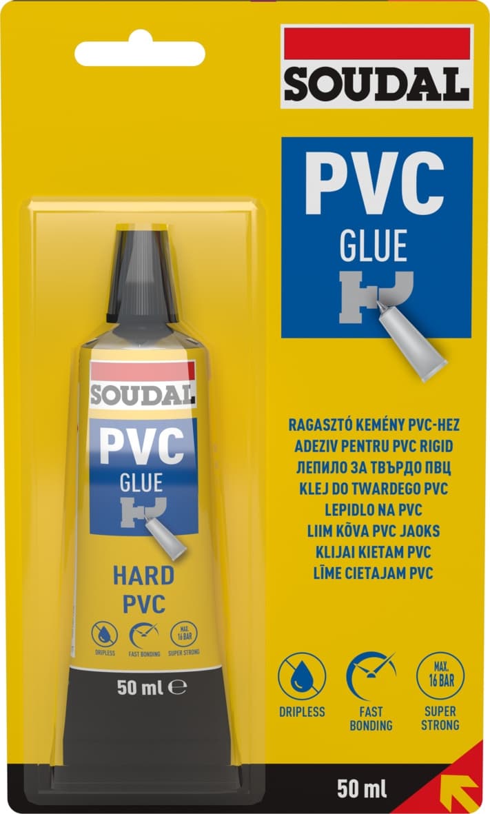 PVC лепило Soudal 50мл