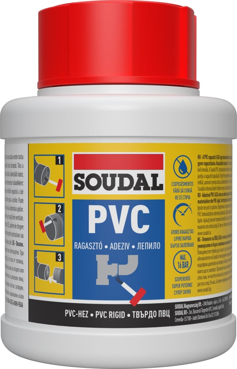 PVC лепило Soudal 250мл