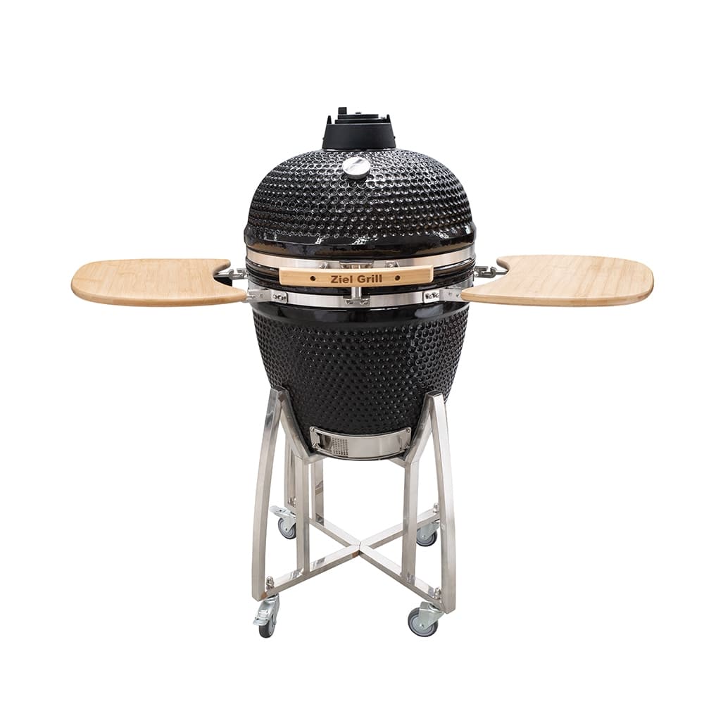 Керамично барбекю на дървени въглища Ziel Grill Kamado Large 21 / ø54см