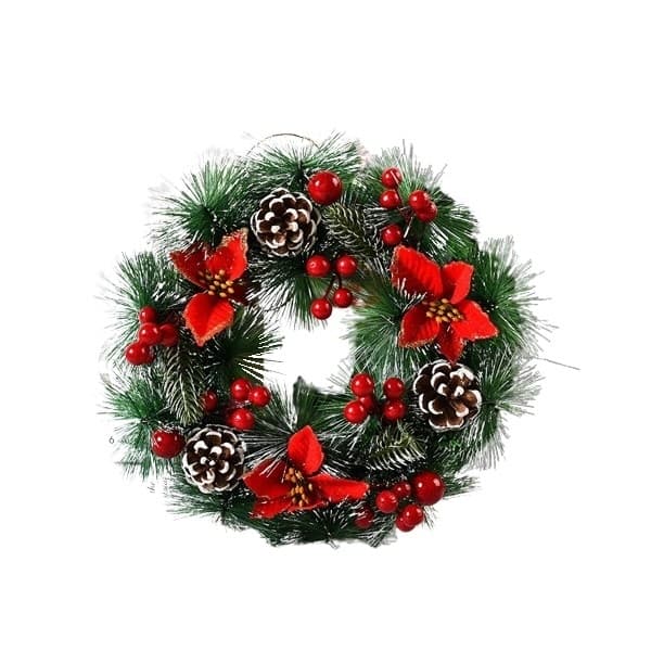Коледен венец H1-2 / 30х30х8см 