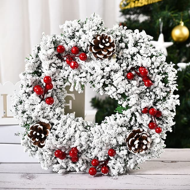 Коледен венец mix H1-5 / 30x30x8см