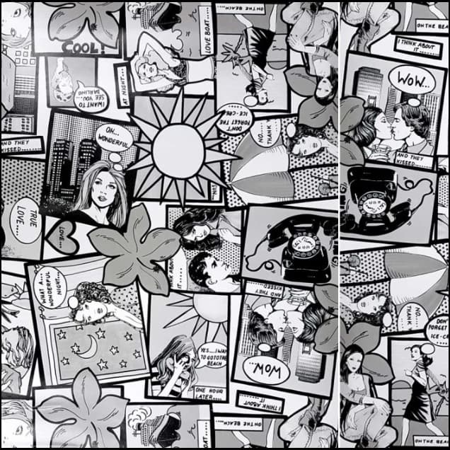 Самозалепващо фолио Venilia Comic 45см
