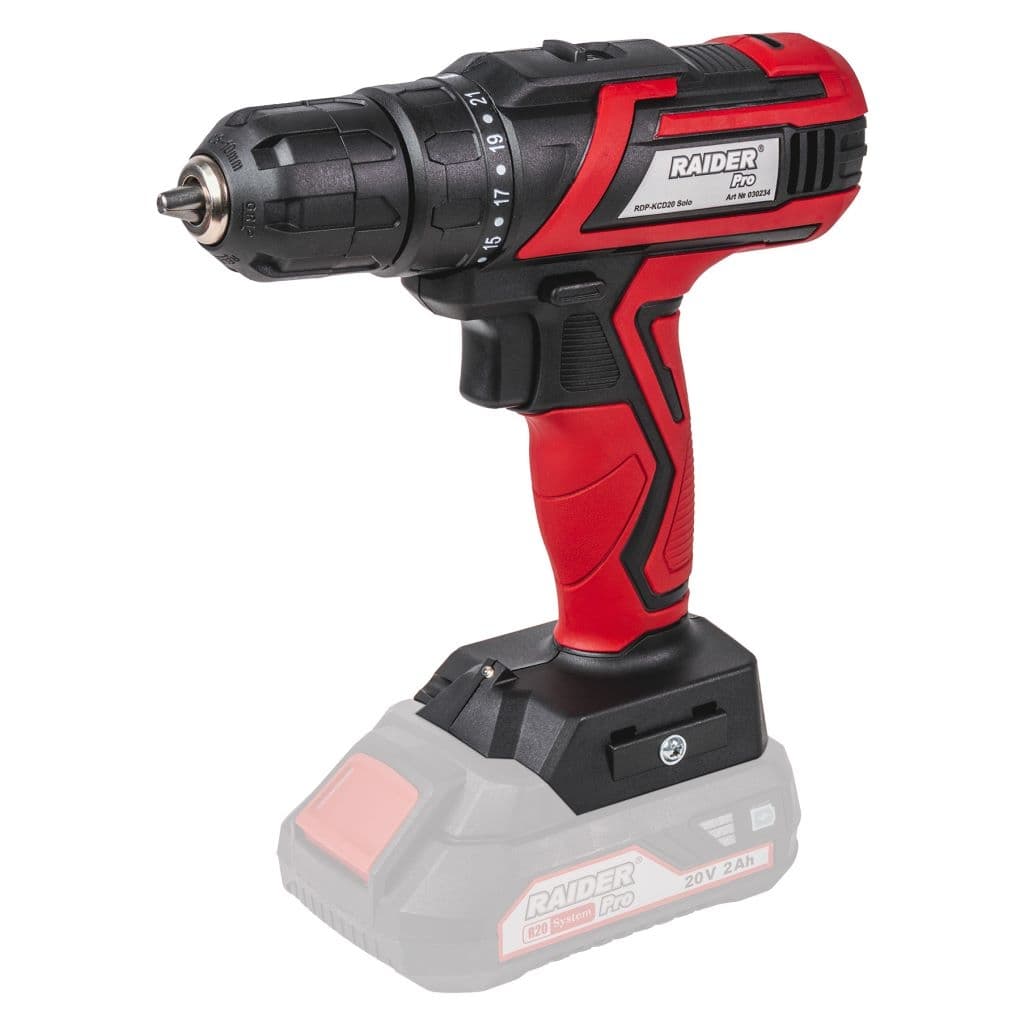 Акумулаторна бормашина Raider RDP-KCD20 Solo R20 20V 44Nm без батерия и зарядно