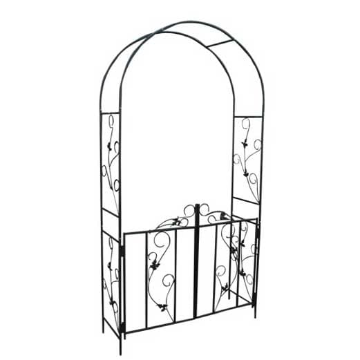 Градинска арка с две вратички My Garden WR-JC012 / 138х38х237см черна 