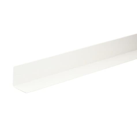 PVC ъглов профил 260x2,2x2,2 см бял