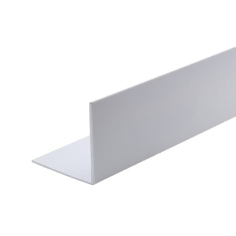 PVC ъглов профил 100x3x3 см бял