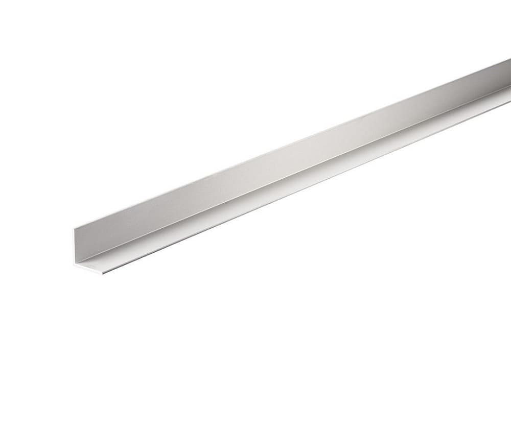 PVC ъглов профил 260x3x3 см сребро