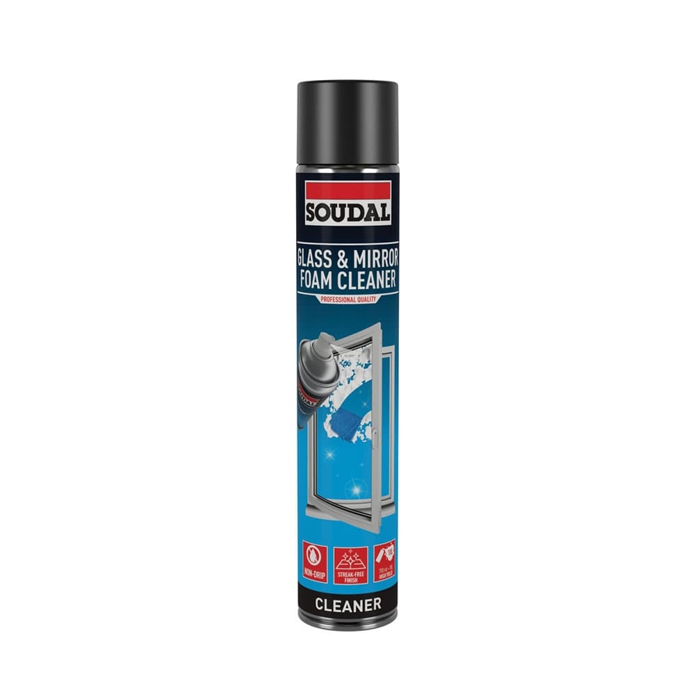 Пяна за почистване на стъкла и прозорци Soudal 750мл