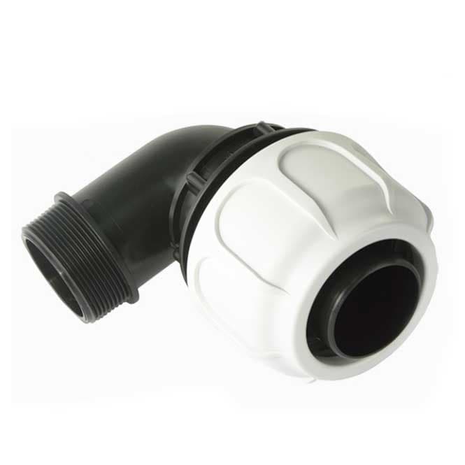 Коляно за смукателен маркуч М BD Fast ф32x1 1/4'' 