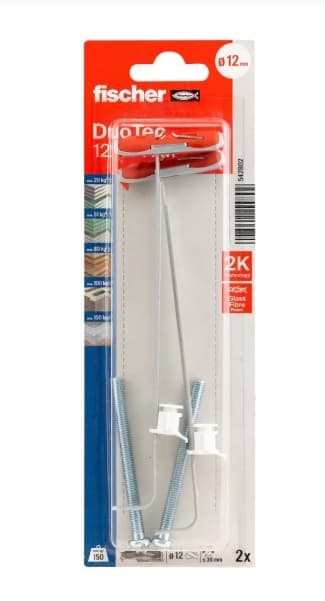 Колянов дюбел Fischer DuoTec 12 S PH M NV 542802 / 2 броя