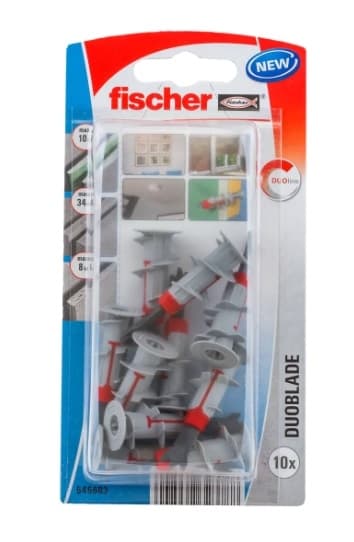Комплект самопробивен дюбел Fischer DuoBlade K NV 545683 / 10 броя
