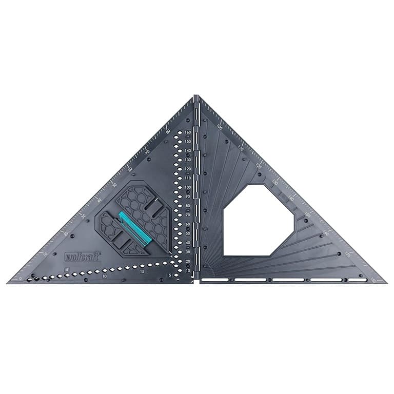 Измервателен триъгълник Wolfcraft Vario 3D Pro 180х180х250мм