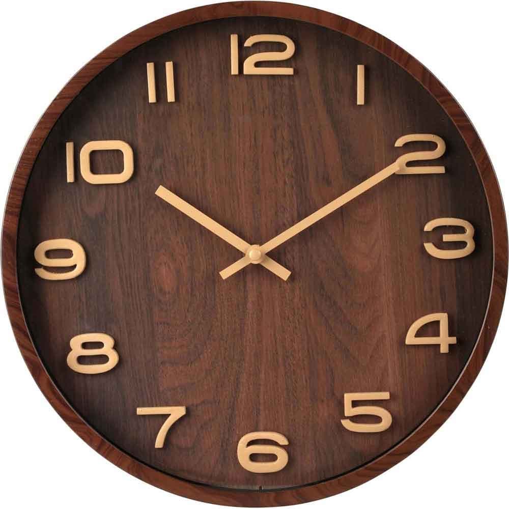 Стенен часовник Wood 30.5см