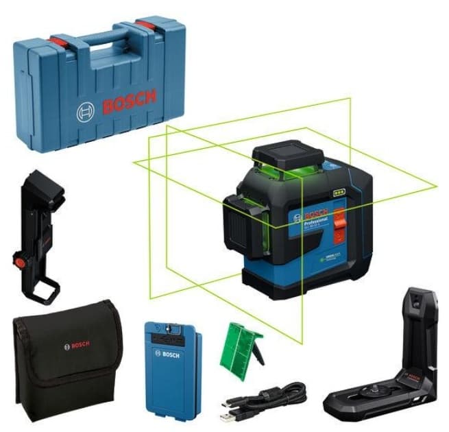 Линеен лазерен нивелир Bosch GLL 80-33 G 30/80м