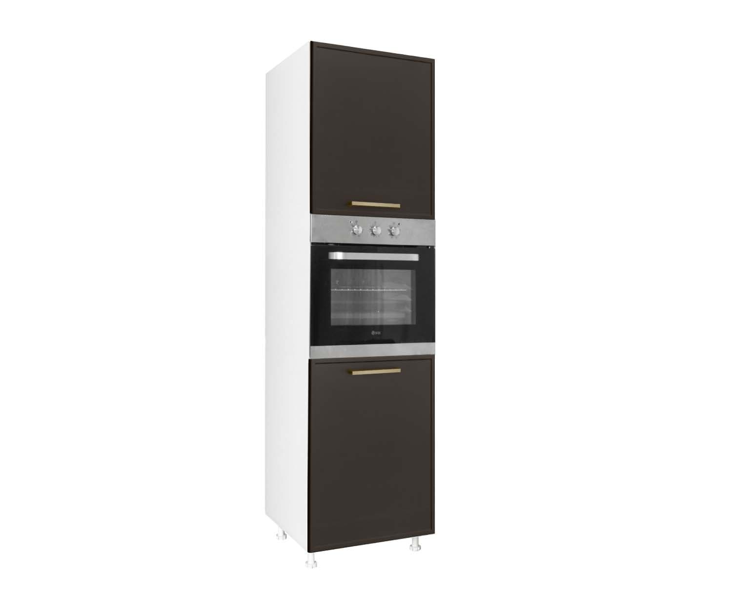 Колонен шкаф за вградена фурна Matis D 60 RV Alba тъмносив
