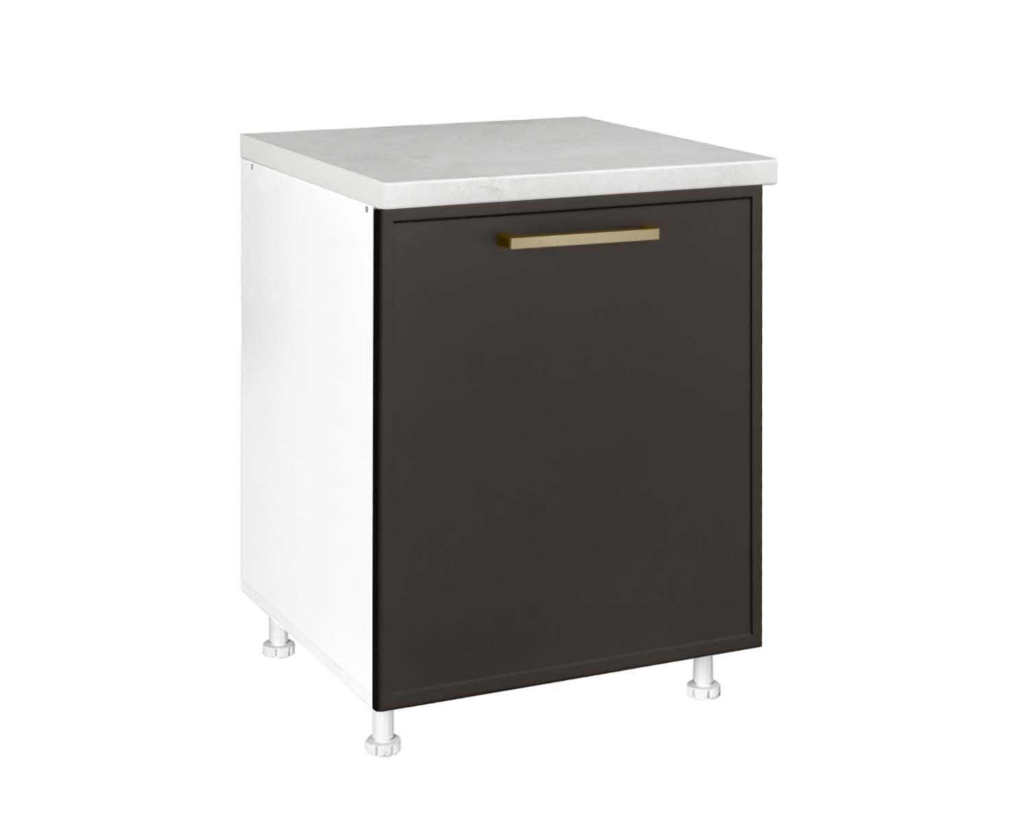 Долен шкаф Matis D 60 1V Alba тъмносив