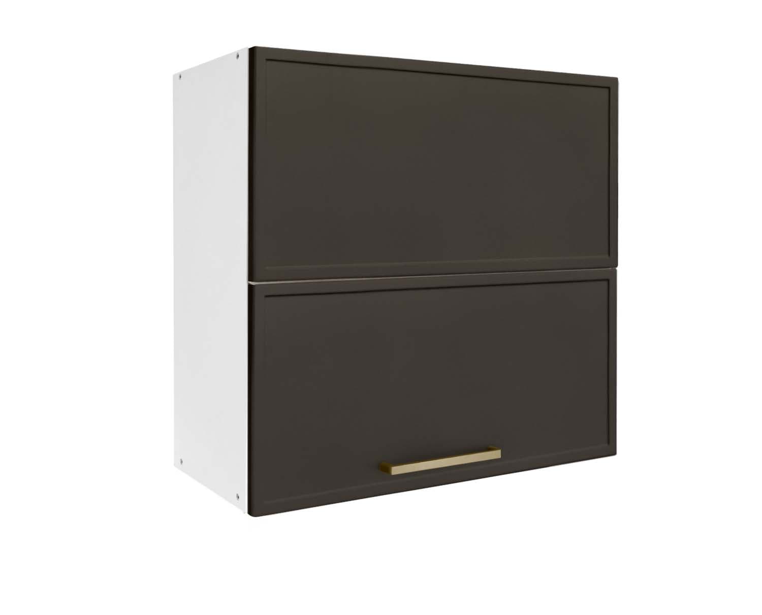 Горен шкаф с 2 повдигащи врати Matis VH 80 B Alba тъмносив