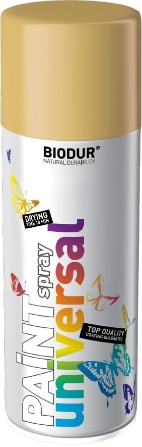 Цветен спрей Helios Biodur Universal RAL 1015 светла слонова кост 400мл