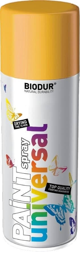 Цветен спрей Helios Biodur Universal RAL 1036 перлено злато 400мл