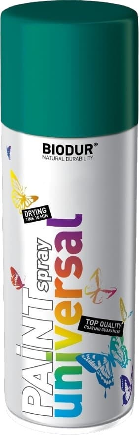 Цветен спрей Helios Biodur Universal RAL 5021 водно синьо 400мл