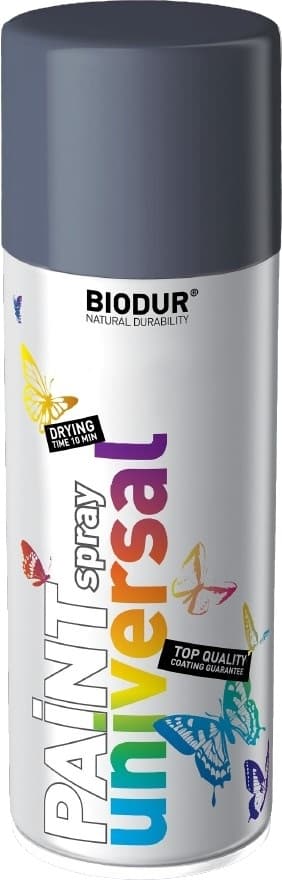 Цветен спрей Helios Biodur Universal RAL 7016 сив антрацит 400мл