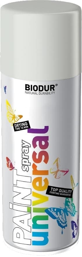 Цветен спрей Helios Biodur Universal RAL 7035 светлосив 400мл