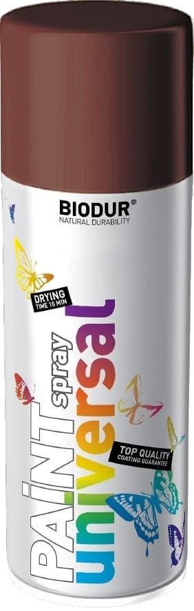 Цветен спрей Helios Biodur Universal RAL 8011 орехово кафяво 400мл