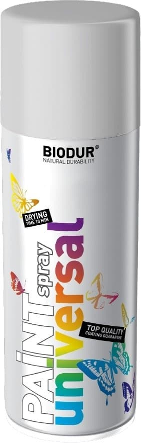 Цветен спрей Helios Biodur Universal RAL 9022 перлено светлосиво 400мл