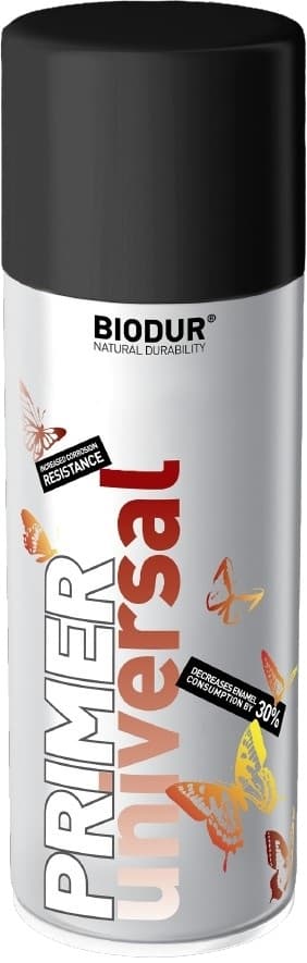 Спрей грунд Helios Biodur черен