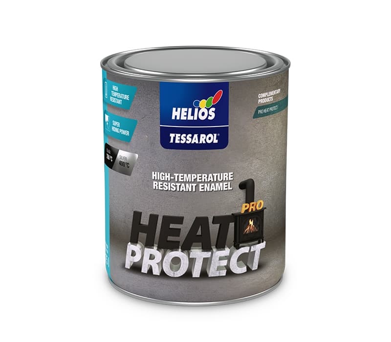 Термоустойчиво покритие Helios Tessarol Pro Heat Protect Black 0,2л
