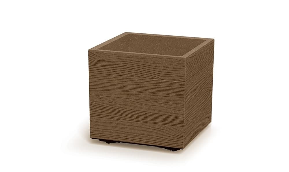 Кашпа Madera Eco Wood 38,5х38,5х37см натур
