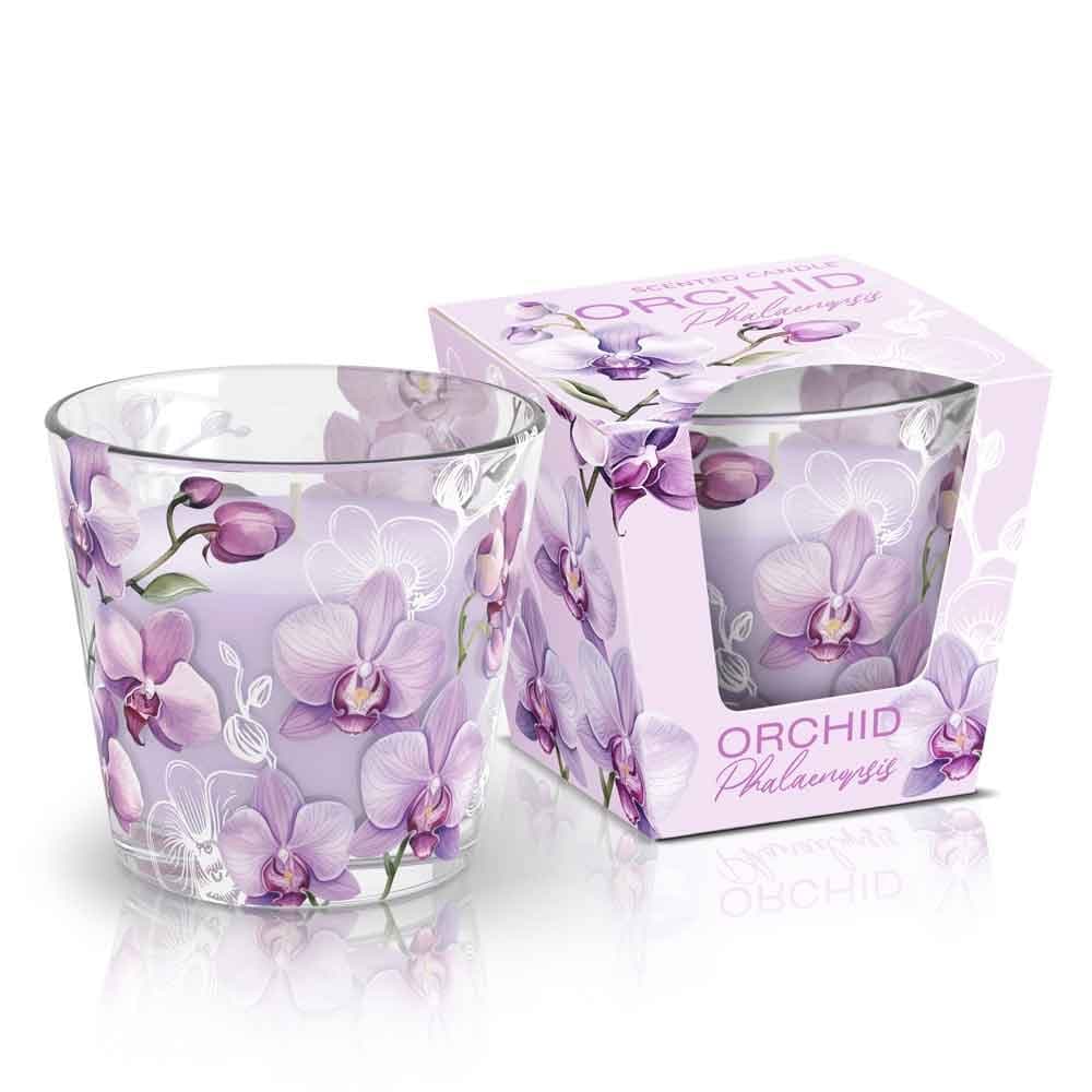 Свещ в чаша Bartek Candles Орхидея Phalaenopsis 115г