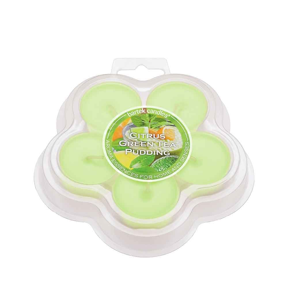 Комплект чаени свещи Bartek Candles Green Tea Pudding 5 броя