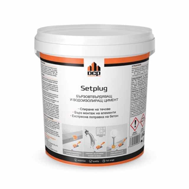 Бързовтвърдяващ и водоизолиращ цимент DCP Setplug 5кг