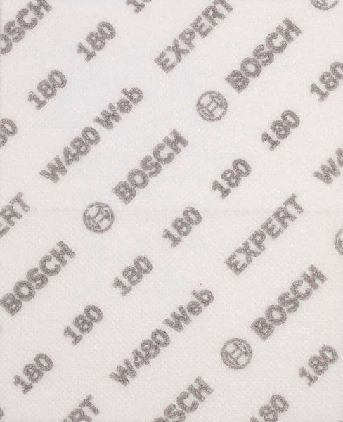Шкурка на лист Bosch Expert W480 / 115x140мм G180 / 2 броя
