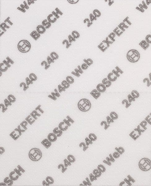 Шкурка на лист Bosch Expert W480 / 115x140мм G240 / 2 броя