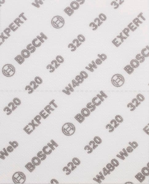Шкурка на лист Bosch Expert W480 / 115x140мм G320 / 2 броя