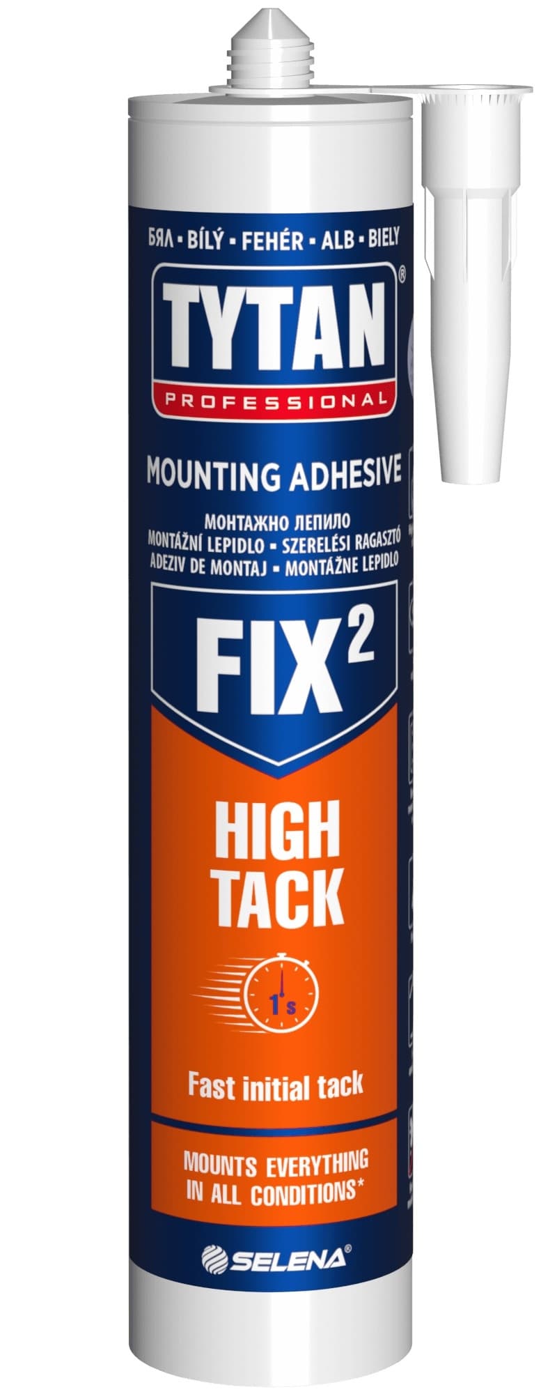 Монтажно лепило Tytan FIX2 High Tack 290мл бяло 