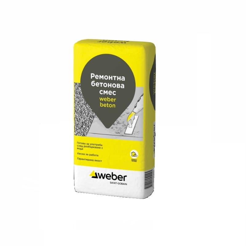 Ремонтна бетонова смес Weber SG бетон 25кг